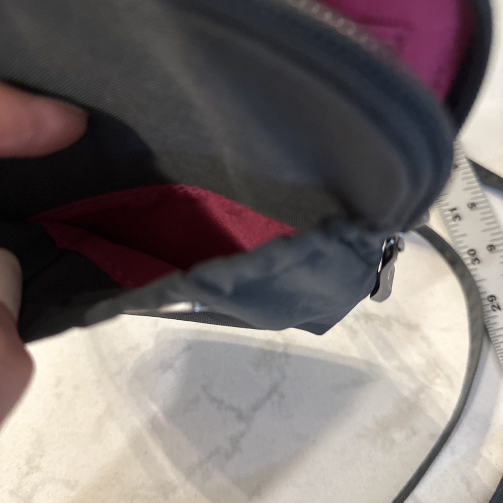 Baggallini RFID Bryant Crossbody Bag - Dark Gray Nylon Stylish RFID - Picture 6 of 8
